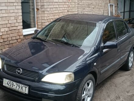 Синій Опель Астра, об'ємом двигуна 1.6 л та пробігом 306 тис. км за 2707 $, фото 1 на Automoto.ua