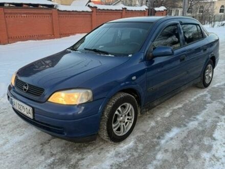 Синій Опель Астра, об'ємом двигуна 1.6 л та пробігом 157 тис. км за 3600 $, фото 1 на Automoto.ua