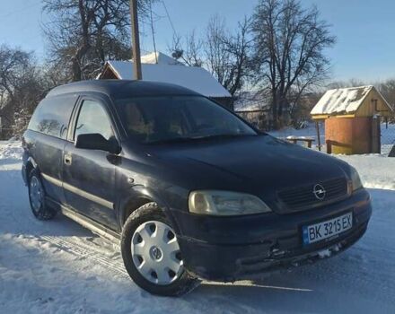 Синий Опель Астра, объемом двигателя 2 л и пробегом 400 тыс. км за 2150 $, фото 1 на Automoto.ua