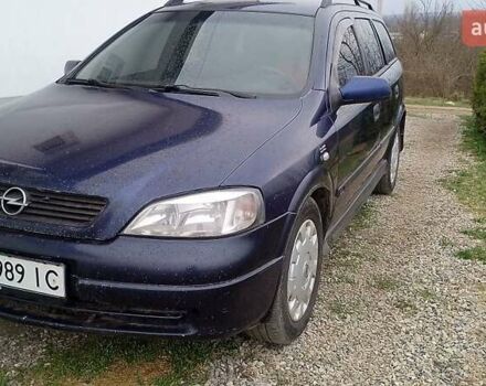 Синий Опель Астра, объемом двигателя 1.7 л и пробегом 401 тыс. км за 2400 $, фото 1 на Automoto.ua
