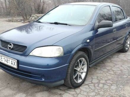 Синій Опель Астра, об'ємом двигуна 1.6 л та пробігом 287 тис. км за 3100 $, фото 1 на Automoto.ua