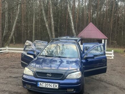 Синій Опель Астра, об'ємом двигуна 1.6 л та пробігом 342 тис. км за 3200 $, фото 1 на Automoto.ua