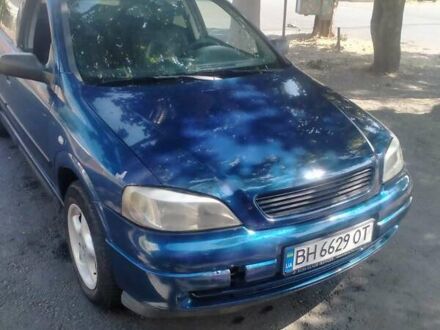 Опель Астра 2004 в Одессе на Automoto.ua Синий Опель Астра, объемом двигателя 1.4 л и пробегом 180 тыс. км за 3200 $, фото 1 на Automoto.ua