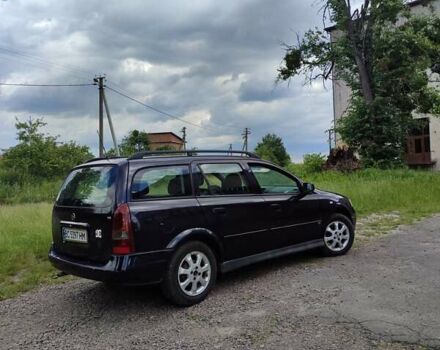 Синий Опель Астра, объемом двигателя 1.6 л и пробегом 298 тыс. км за 3600 $, фото 1 на Automoto.ua