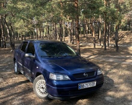 Синій Опель Астра, об'ємом двигуна 1.6 л та пробігом 305 тис. км за 2702 $, фото 1 на Automoto.ua