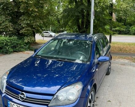 Синий Опель Астра, объемом двигателя 1.6 л и пробегом 244 тыс. км за 3500 $, фото 1 на Automoto.ua
