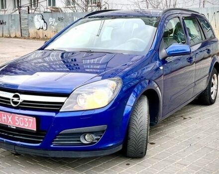 Синий Опель Астра, объемом двигателя 1.6 л и пробегом 260 тыс. км за 4900 $, фото 1 на Automoto.ua