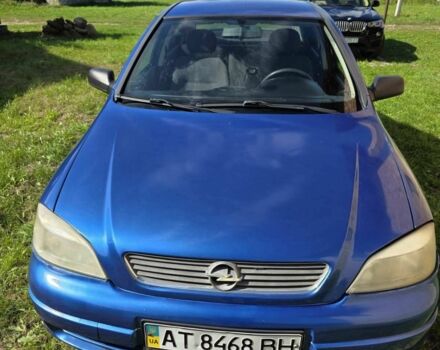 Синий Опель Астра, объемом двигателя 1.4 л и пробегом 227 тыс. км за 2650 $, фото 1 на Automoto.ua