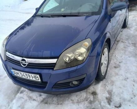 Синий Опель Астра, объемом двигателя 1.9 л и пробегом 400 тыс. км за 3500 $, фото 1 на Automoto.ua