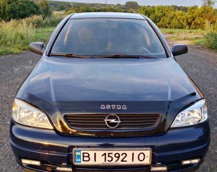 Синій Опель Астра, об'ємом двигуна 1.4 л та пробігом 168 тис. км за 4000 $, фото 1 на Automoto.ua