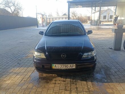 Синій Опель Астра, об'ємом двигуна 1.4 л та пробігом 200 тис. км за 3100 $, фото 1 на Automoto.ua