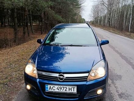 Синий Опель Астра, объемом двигателя 1.6 л и пробегом 216 тыс. км за 4900 $, фото 1 на Automoto.ua