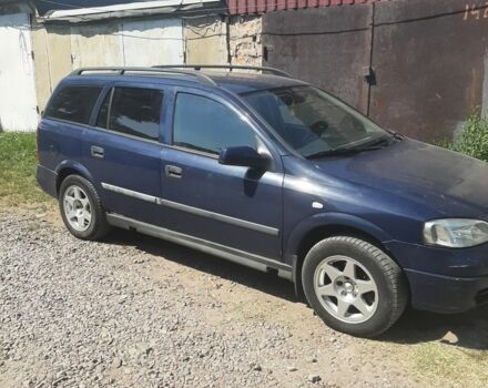 Синій Опель Астра, об'ємом двигуна 2 л та пробігом 25 тис. км за 1200 $, фото 1 на Automoto.ua