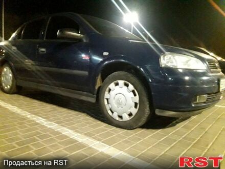 Синій Опель Астра, об'ємом двигуна 1.6 л та пробігом 196 тис. км за 4000 $, фото 1 на Automoto.ua