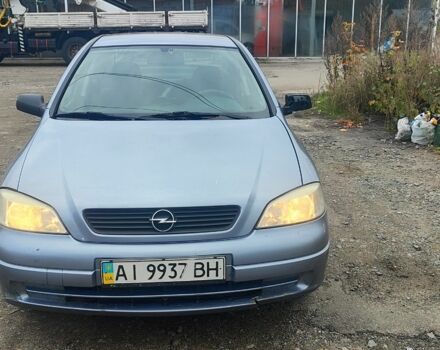 Синий Опель Астра, объемом двигателя 1.4 л и пробегом 256 тыс. км за 1700 $, фото 1 на Automoto.ua