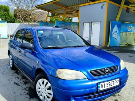Синій Опель Астра, об'ємом двигуна 1.6 л та пробігом 303 тис. км за 3000 $, фото 1 на Automoto.ua