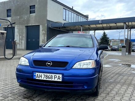 Синий Опель Астра, объемом двигателя 1.4 л и пробегом 191 тыс. км за 3500 $, фото 1 на Automoto.ua