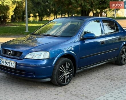 Синий Опель Астра, объемом двигателя 1.4 л и пробегом 187 тыс. км за 3400 $, фото 1 на Automoto.ua