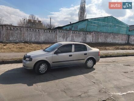 Синий Опель Астра, объемом двигателя 1.6 л и пробегом 243 тыс. км за 3600 $, фото 1 на Automoto.ua