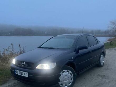 Синій Опель Астра, об'ємом двигуна 1.6 л та пробігом 217 тис. км за 3100 $, фото 1 на Automoto.ua