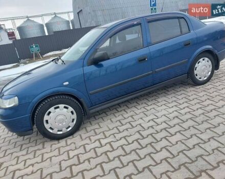 Синий Опель Астра, объемом двигателя 1.4 л и пробегом 119 тыс. км за 4700 $, фото 1 на Automoto.ua