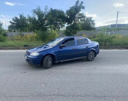 Синий Опель Астра, объемом двигателя 1.4 л и пробегом 3 тыс. км за 4200 $, фото 1 на Automoto.ua