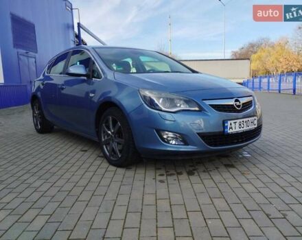 Синий Опель Астра, объемом двигателя 1.4 л и пробегом 129 тыс. км за 6700 $, фото 1 на Automoto.ua