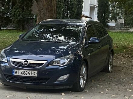 Синий Опель Астра, объемом двигателя 1.7 л и пробегом 272 тыс. км за 6700 $, фото 1 на Automoto.ua