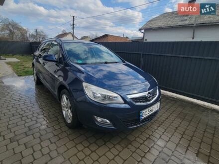 Синий Опель Астра, объемом двигателя 1.4 л и пробегом 160 тыс. км за 5700 $, фото 1 на Automoto.ua