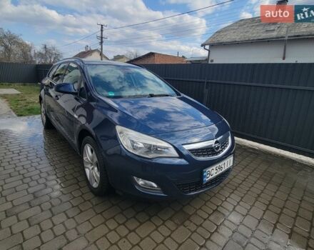 Синий Опель Астра, объемом двигателя 1.4 л и пробегом 160 тыс. км за 6700 $, фото 1 на Automoto.ua
