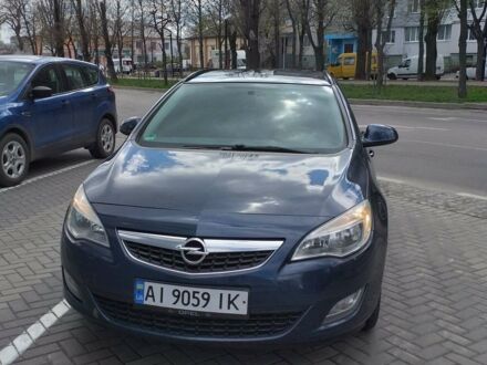 Синий Опель Астра, объемом двигателя 1.3 л и пробегом 273 тыс. км за 5300 $, фото 1 на Automoto.ua