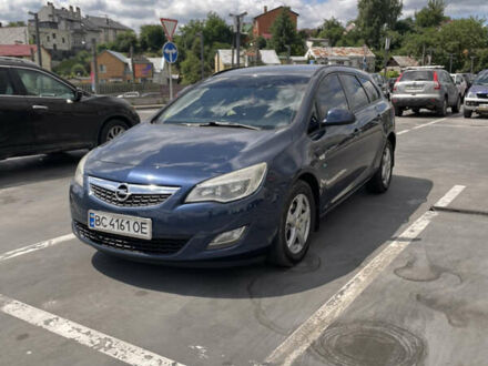 Синий Опель Астра, объемом двигателя 2 л и пробегом 326 тыс. км за 7299 $, фото 1 на Automoto.ua