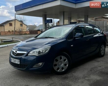 Синий Опель Астра, объемом двигателя 1.3 л и пробегом 215 тыс. км за 5950 $, фото 1 на Automoto.ua