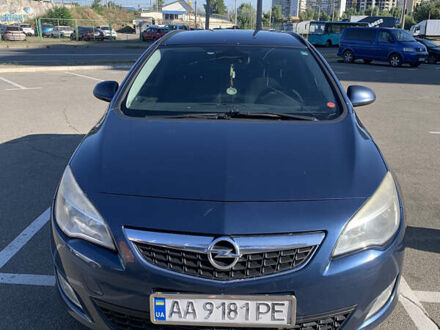 Синий Опель Астра, объемом двигателя 1.7 л и пробегом 346 тыс. км за 6150 $, фото 1 на Automoto.ua