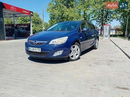 Синий Опель Астра, объемом двигателя 1.7 л и пробегом 298 тыс. км за 5800 $, фото 1 на Automoto.ua