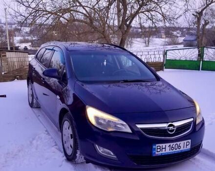 Синий Опель Астра, объемом двигателя 1.25 л и пробегом 260 тыс. км за 6700 $, фото 1 на Automoto.ua