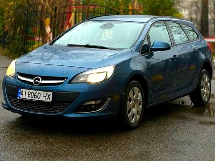 Синий Опель Астра, объемом двигателя 1.7 л и пробегом 258 тыс. км за 6300 $, фото 1 на Automoto.ua