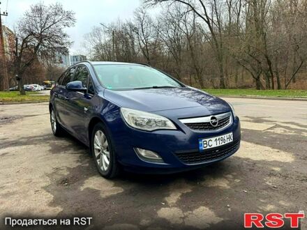 Синій Опель Астра, об'ємом двигуна 2 л та пробігом 280 тис. км за 7300 $, фото 1 на Automoto.ua
