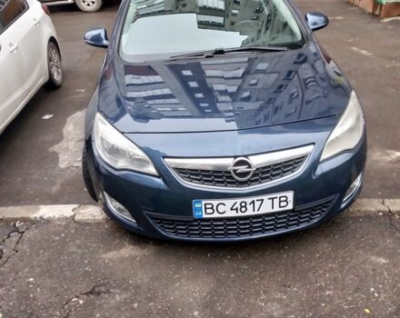 Синий Опель Астра, объемом двигателя 1.4 л и пробегом 290 тыс. км за 5900 $, фото 1 на Automoto.ua