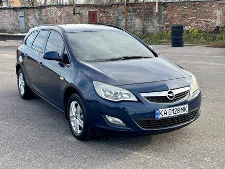 Синий Опель Астра, объемом двигателя 1.2 л и пробегом 233 тыс. км за 5900 $, фото 1 на Automoto.ua