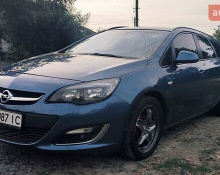Синий Опель Астра, объемом двигателя 1.3 л и пробегом 265 тыс. км за 6000 $, фото 1 на Automoto.ua