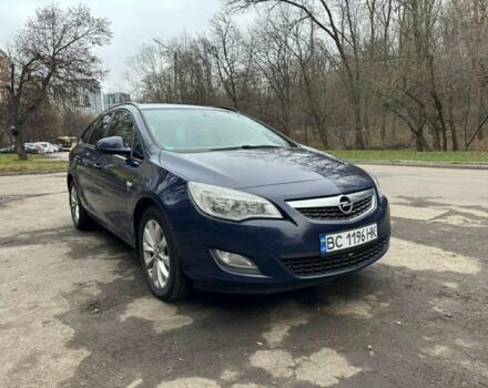 Синий Опель Астра, объемом двигателя 2 л и пробегом 274 тыс. км за 7900 $, фото 1 на Automoto.ua