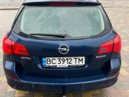 Синий Опель Астра, объемом двигателя 1.7 л и пробегом 274 тыс. км за 7600 $, фото 1 на Automoto.ua