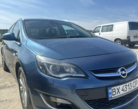Синий Опель Астра, объемом двигателя 1.7 л и пробегом 240 тыс. км за 6999 $, фото 1 на Automoto.ua