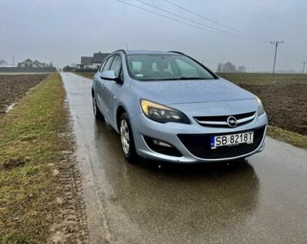 Синий Опель Астра, объемом двигателя 1.7 л и пробегом 235 тыс. км за 1500 $, фото 1 на Automoto.ua