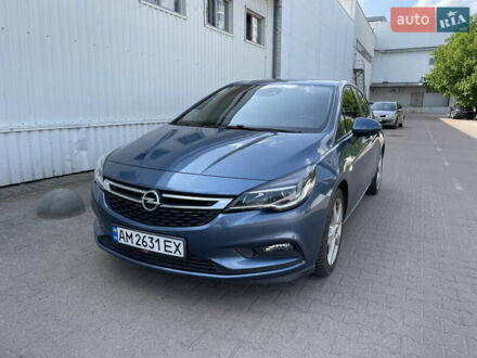 Опель Астра 2016 в Коростышеве на Automoto.ua Синий Опель Астра, объемом двигателя 1.6 л и пробегом 169 тыс. км за 11700 $, фото 1 на Automoto.ua