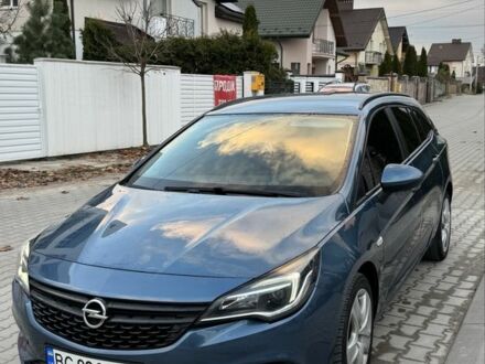 Синий Опель Астра, объемом двигателя 1.6 л и пробегом 190 тыс. км за 9800 $, фото 1 на Automoto.ua