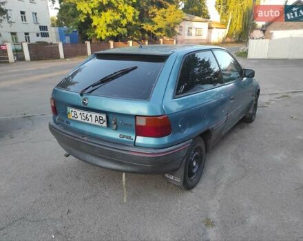 Зеленый Опель Астра, объемом двигателя 1.6 л и пробегом 230 тыс. км за 2500 $, фото 6 на Automoto.ua