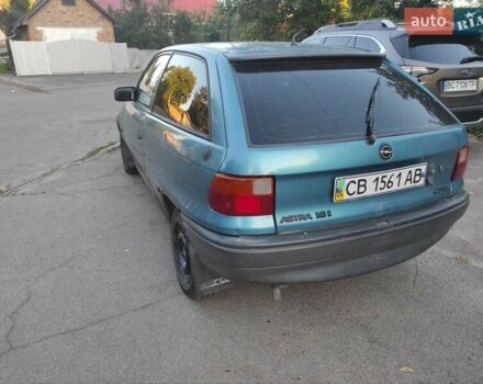 Зеленый Опель Астра, объемом двигателя 1.6 л и пробегом 230 тыс. км за 2500 $, фото 4 на Automoto.ua
