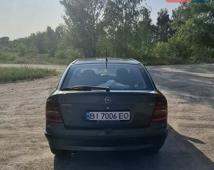 Зеленый Опель Астра, объемом двигателя 1.6 л и пробегом 303 тыс. км за 3399 $, фото 4 на Automoto.ua